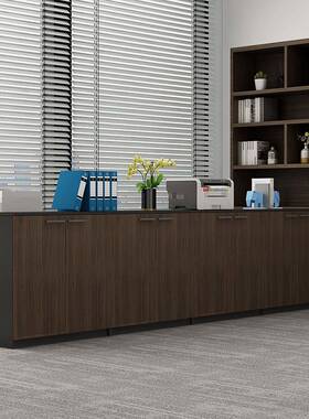 文件矮柜木质23736柜带锁档案资保密柜料办公室柜子地柜储物柜办