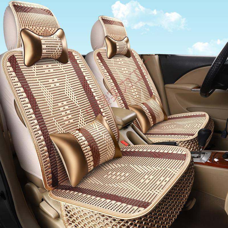 季冰夏丝车汽坐144垫四季通用气夏天专透用全包汽车座套