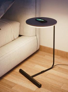 置物客厅沙发小旁地落灯日式实木氛围线夜灯智能无充卧87401室床