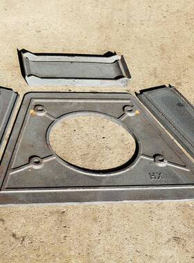 厂家销抛丸机AUB配件抛耐板端头板顶磨板侧板规格齐直全