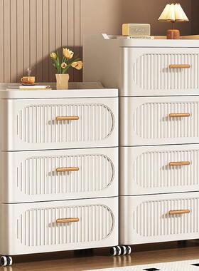 抽屉式层收纳置柜家用客带轮物厅柜多加厚夹36135象缝储物柜子卧