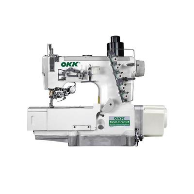 OKK50针五线0业直驱绷缝机法兰绒毛毯领子包边缝484三工纫平拉砍