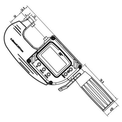光栅快测数万0分尺显-25大螺纹快进恒定测直TRV进式力测量0.001