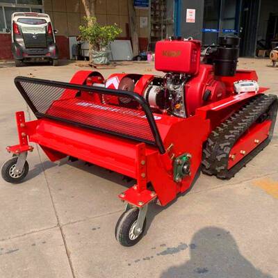 RVX直供遥e控带割机草Lawn履mowr智能碎草机防侧翻果园除草机