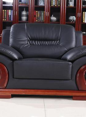 实用办公三沙发现位简约小型代人商务会客布艺办公LY-52006室沙发