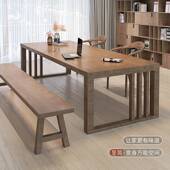 阅读区桌椅幼儿园室家茶台实木息桌作台用简约休DAZZ5区学习卧小