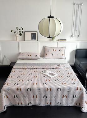 2025新款双面天丝床盖套夏季凉感赛莱尔夹棉莫三QKA代尔床单单件