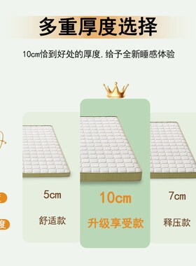 10cm床垫天然3e环保椰棕家用加硬的席梦思乳胶护腰1米2定制榻榻米