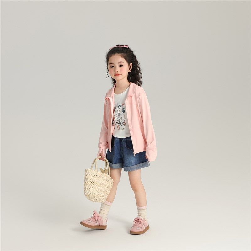 布丁哈鲁童装夏装女童洋气短裤2024夏季新款儿童休闲童裤牛仔裤,童装/婴儿装/亲子装,裤子,淘宝优惠券,粉丝福利购,淘宝优惠卷