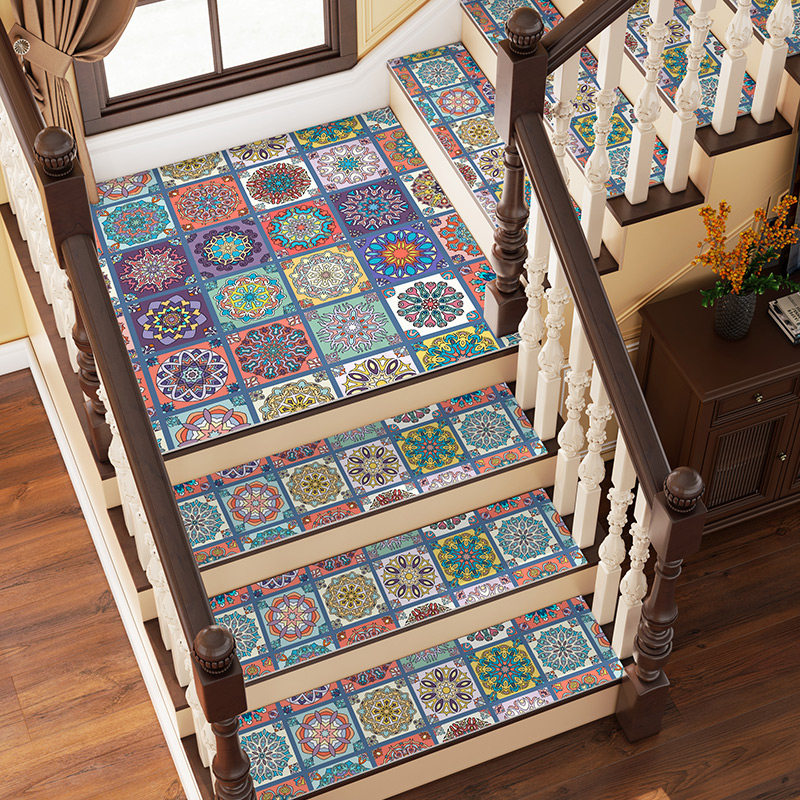 美式楼梯踏步垫家用复式公寓台阶梯垫防滑隔音上下铺软垫子地垫,居家布艺,楼梯垫,淘宝优惠券,粉丝福利购,淘宝优惠卷
