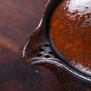 粗陶煮茶壶酒精煮茶炉功夫茶道功夫茶具仿古蜡烛茶壶温茶炉子套装