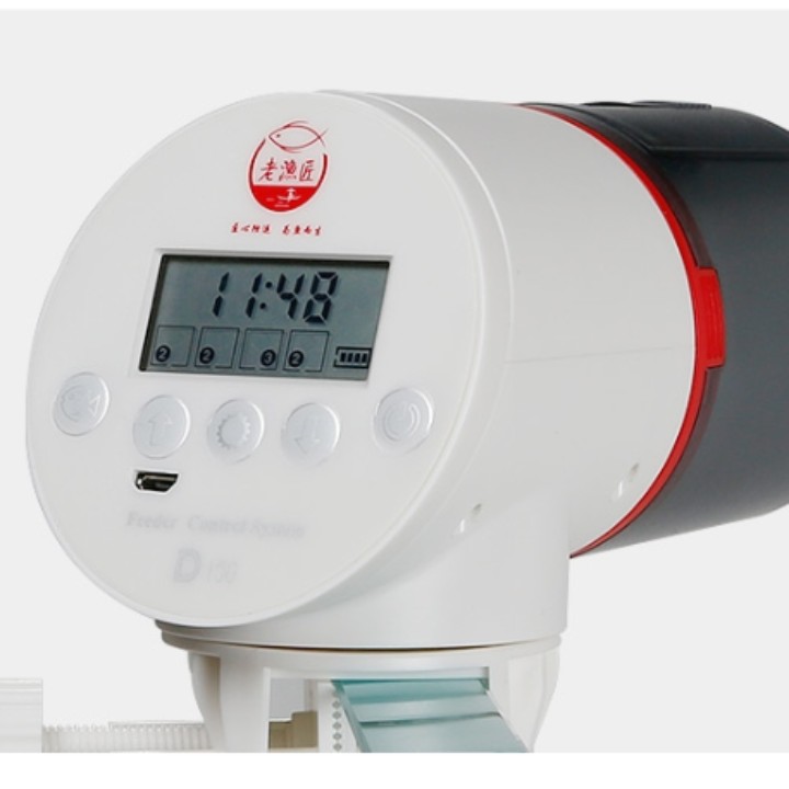 鱼缸自动喂食器智能定时自动鱼食投放器大容量观赏鱼水族箱投食器