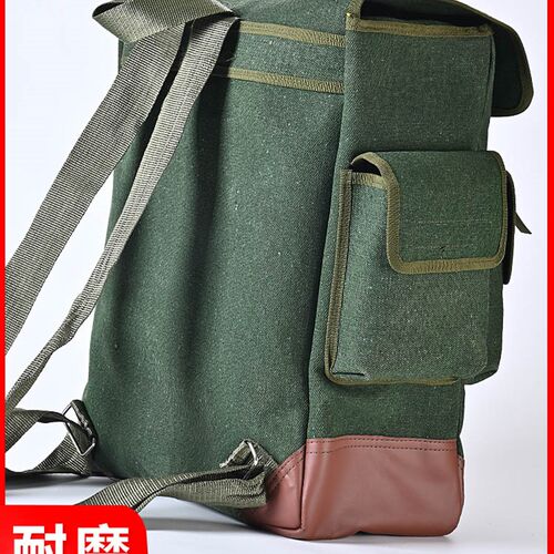 帆布加厚耐磨工具包双肩包结实耐用背包空调安装维修工地家政保洁