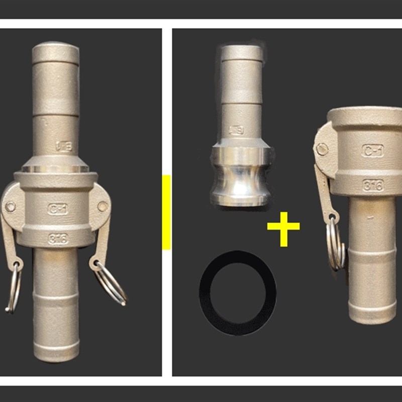 304不锈钢快速接头CE型 316快装快接 油管水管皮管钢丝软管活接