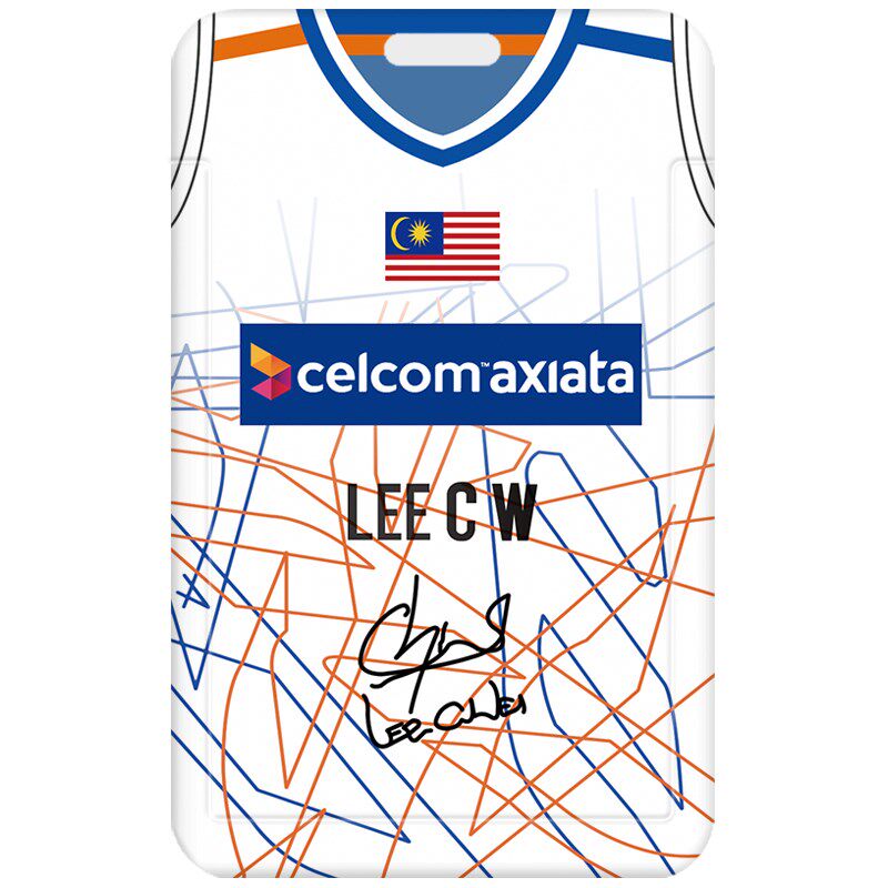 李宗伟卡套钥匙扣学生书包挂件学生胸牌校园卡包工作证厂牌送挂绳