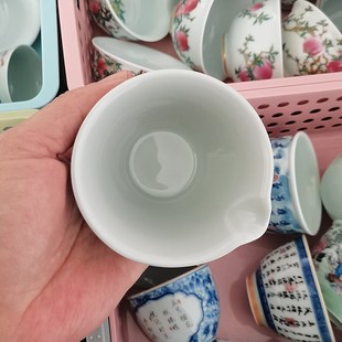 景德镇陶瓷公道杯高档功夫茶具茶道配件单个貔貅龙纹水墨风分茶器