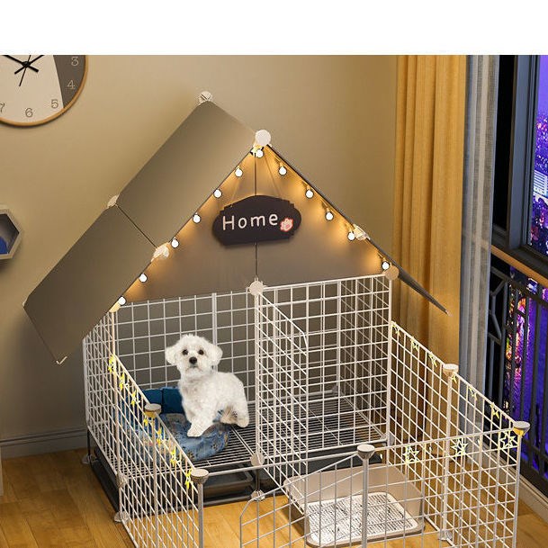 狗笼子室内中型带厕所狗狗宠物围栏栅栏泰迪狗兔小型犬小狗笼猫笼