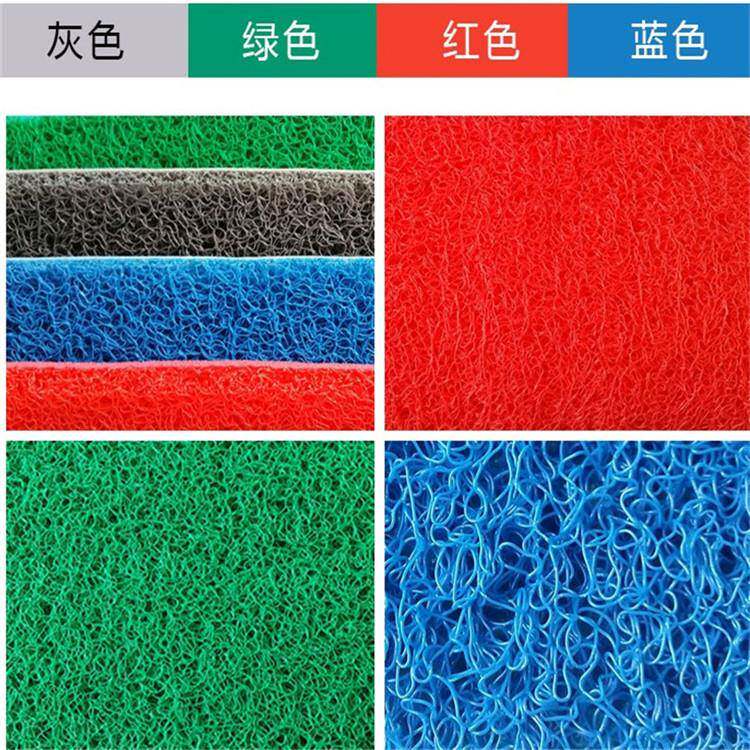 加厚喷丝圈防滑红地毯商用门口迎宾开业塑料喷丝卷材地垫整卷出售