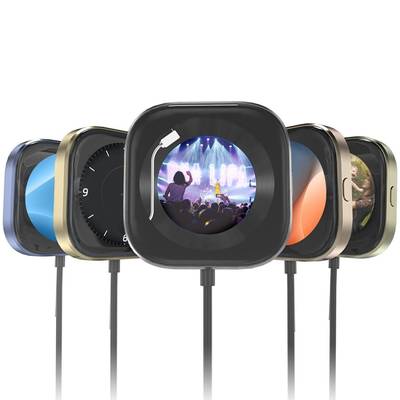 OTTOCAST带屏幕香氛有线转无线carplay便携式适配器安卓IOS二合一