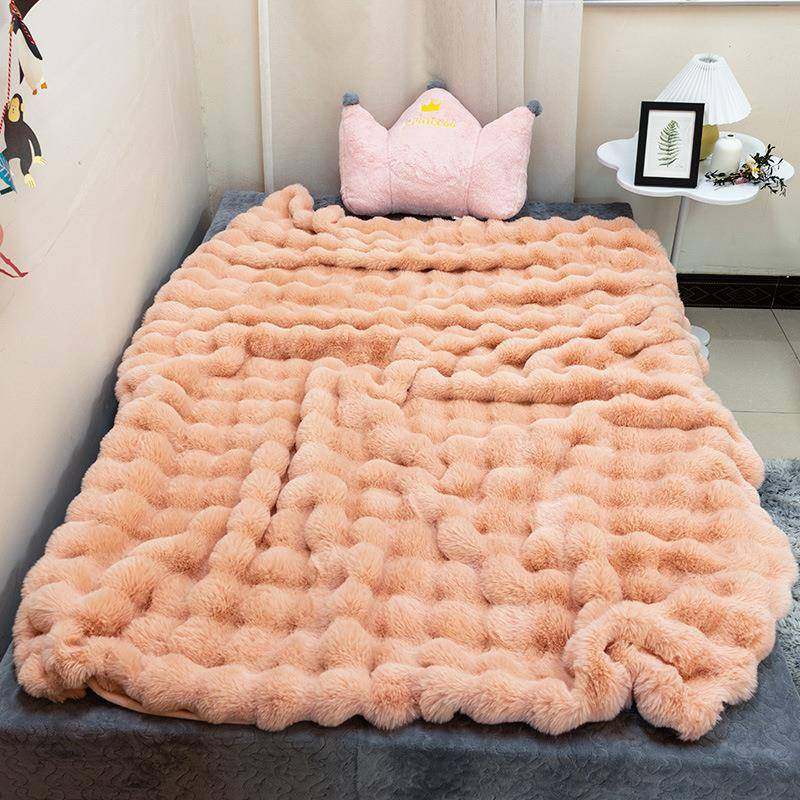 獭兔毛绒加厚超厚毛毯子冬季盖毯盖被办公室午睡沙发高级感床上用,农用物资,其他肥料,淘宝优惠券,粉丝福利购,淘宝优惠卷