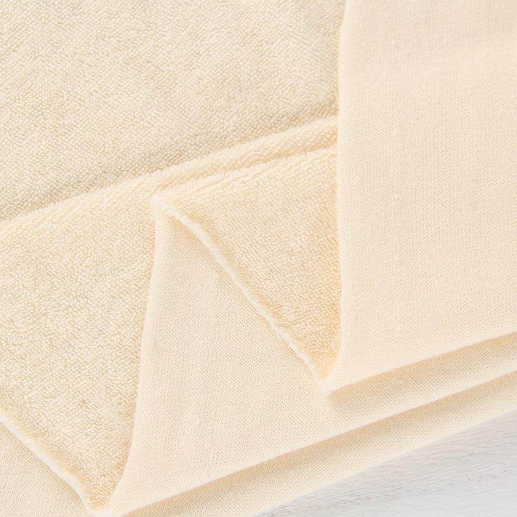 纯棉毛布浴巾浴巾儿睡衣家袍居服面QRI料全棉毛童巾布