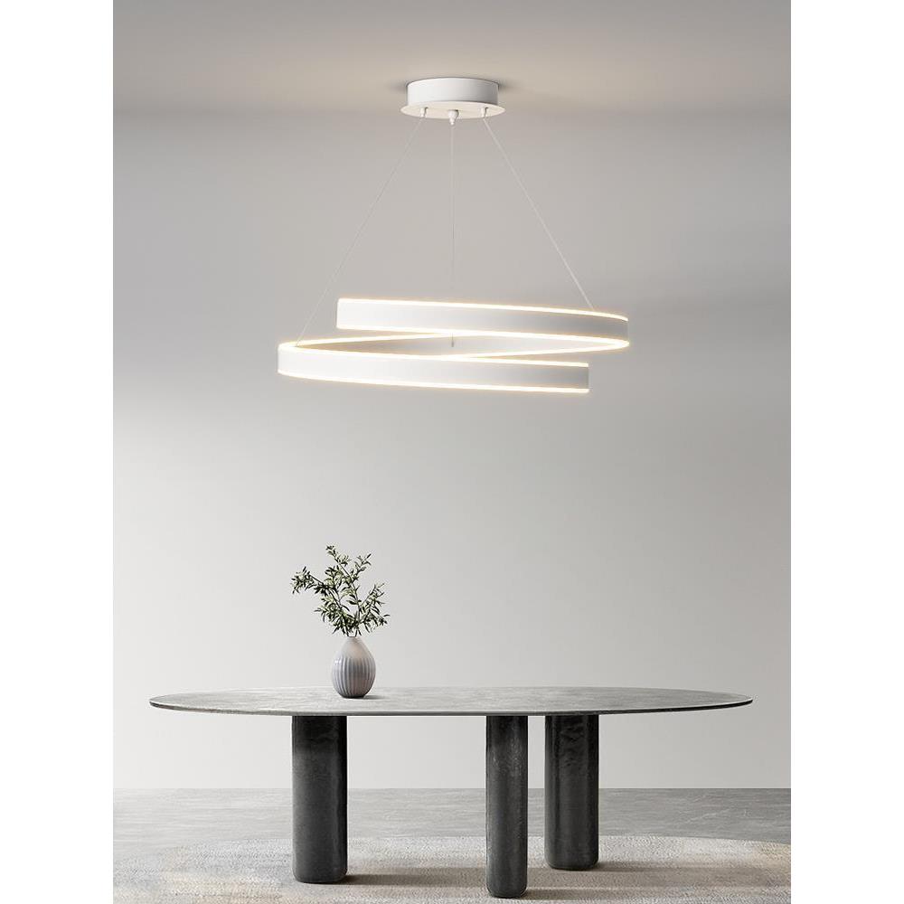 极简厅灯计师创意2023年新款现代简餐约卧室灯客厅餐设吊桌饭厅灯