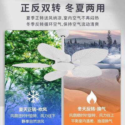 大风风力890家餐厅客厅风扇商用无灯用顶电扇美式复古商吊用工业
