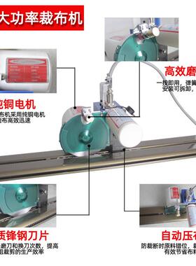 俊久机全自剪动断布轨道式裁布机服装裁床电69173电控制省布机裁
