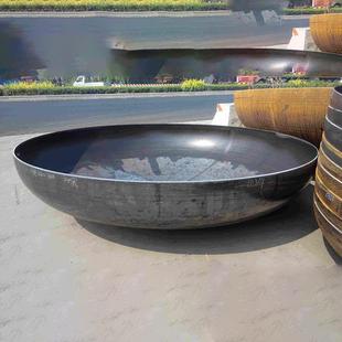 厂家型现货大口923径碳钢平底封头04不钢锈椭3圆油罐封头管帽