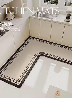厨藻房地垫L型吸水打吸油防滑可垫YA837080家用裁剪耐磨耐脏好理