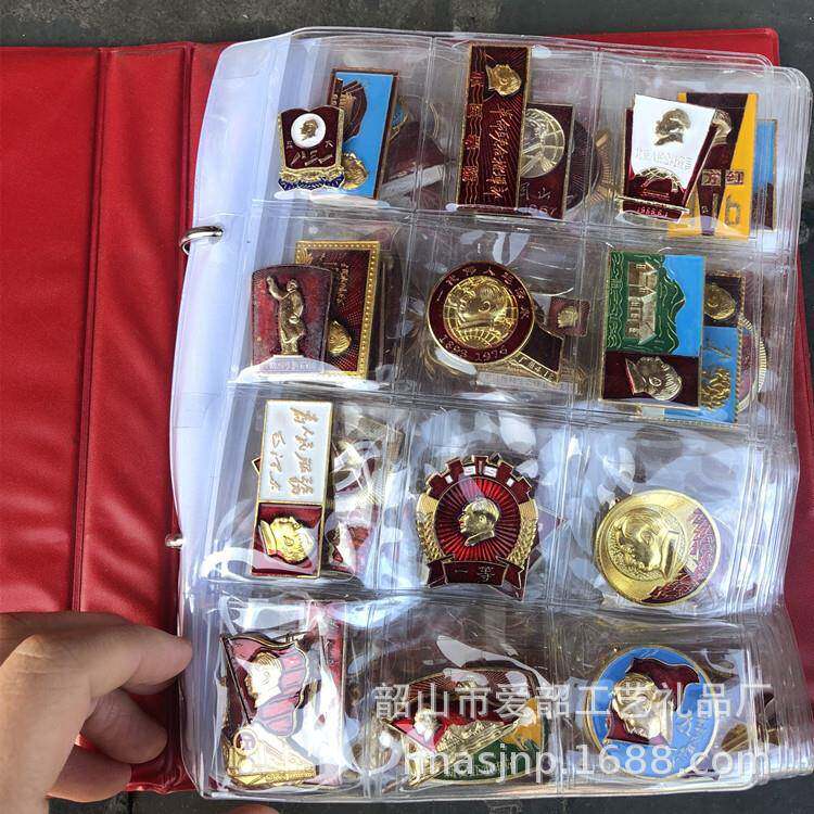 1主席章徽章全爷120000套2像0枚毛爷纪念章胸章徽章勋章红色收藏