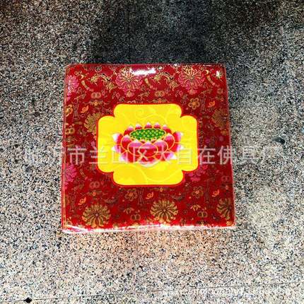 货13510源敬佛礼佛莲花拜垫方家形斜面跪打坐蒲团厂禅垫修佛垫