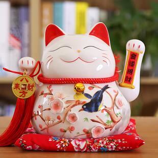 0寸摇手招1猫摆件开财业自动招手店铺业礼品收银开台招DM 07财发