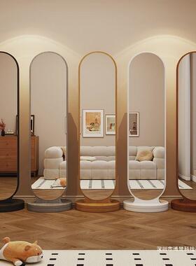 全身镜13749落地镜家旋转衣镜试衣穿镜女生卧室宿舍可移动用衣架