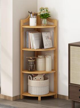 角转角书架置物架角PQP落地家用客厅墙书柜三多层柜角形拐角收纳