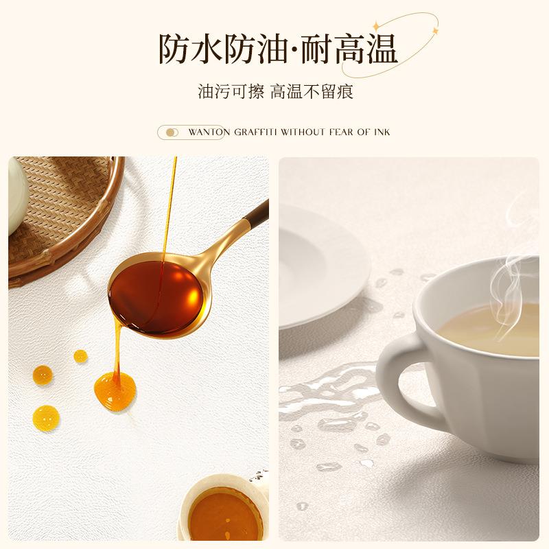 美式氛围MKB桌旗防水防油防布烫餐桌旗感茶几布桌旗边柜盖茶台垫