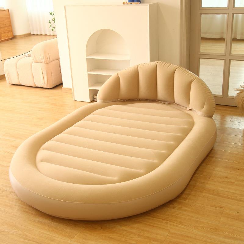 室内户外露营加厚充气垫充气床YSI背双人野营床垫绒带植靠便携充