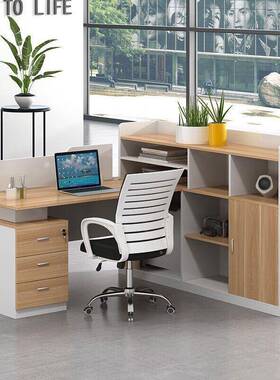 双人屏风隔断办公椅脑组合桌公司办桌公VMN室员工电财务办公桌子