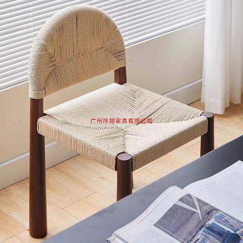 计复古实木水草编织藤设师TZB民宿餐厅藤编家椅实木椅用子中古风,鲜花速递/花卉仿真/绿植园艺,其它园艺用品,淘宝优惠券,粉丝福利购,淘宝优惠卷