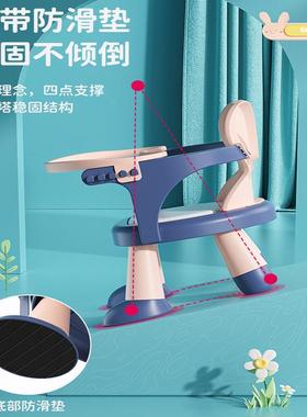 宝宝凳子家用爱靠背椅凳CKA婴儿矮椅塑料卡通可小朋友吃饭座儿童