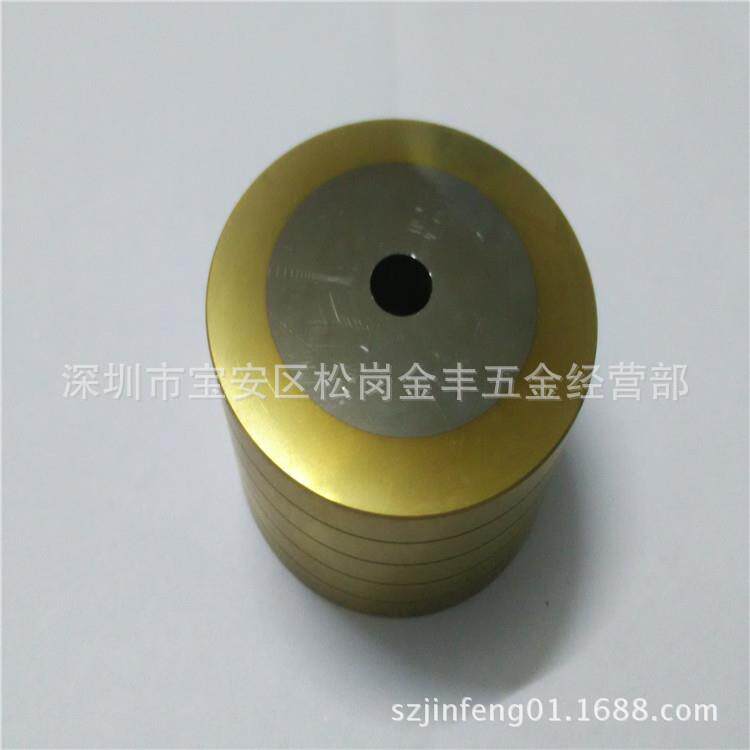 夏米尔线切割出0线轮C46镀C406钛不锈钢压)丝轮(有沟17