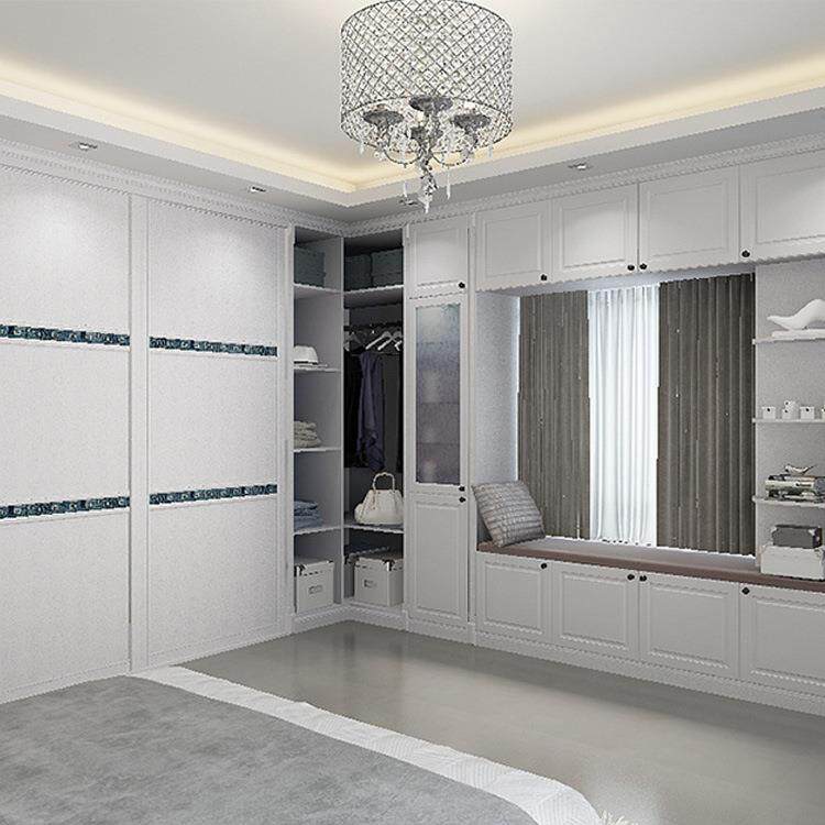 广出口厂家整体帽间VA-KH-MD家拉居推门移门全衣屋家具衣东柜