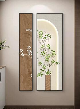 现代简田玄关饰画绿色36287植物走廊过道装挂画小约清新园风高档