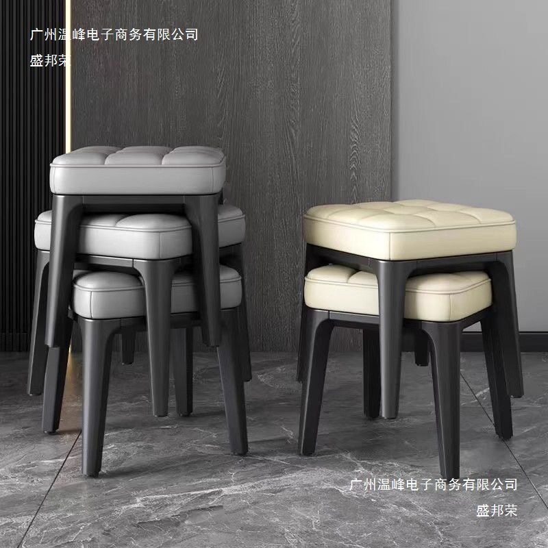 茶几凳子加厚矮凳可叠放客厅板凳沙发凳儿童小凳子方凳家用