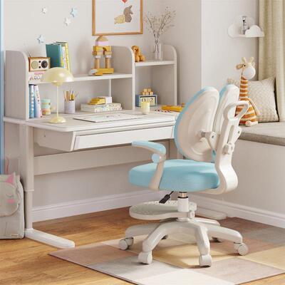 儿童习椅小正坐姿写字椅子升降调节书桌矫座椅办公椅电学SVU脑可