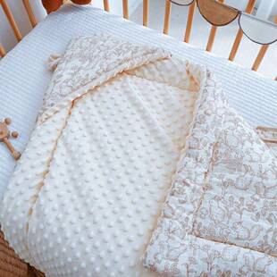 婴儿加厚秋冬豆豆抱被产房春秋生儿纯棉包包初生新宝宝LWR裹被被