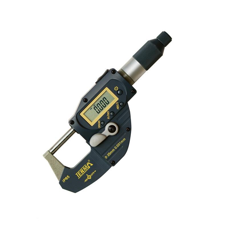 特马数显UZE显杠杆分尺0-25-5-千75-100mm直进式快速数千分尺MDA9