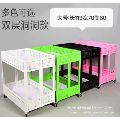 超市促销车甩货车服33085装促车销店折叠花货架售货车促销展示车