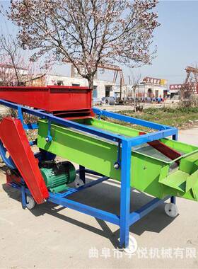 电动筛食选机两项电吹风式精60652选粮机双层除杂精选机