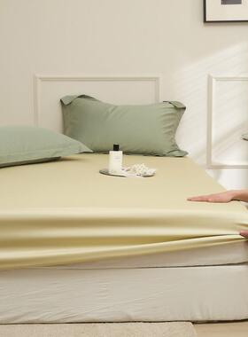 高10长0S绒棉床笠单37801件贡缎色纯棉全棉床单床纯垫保护套端床